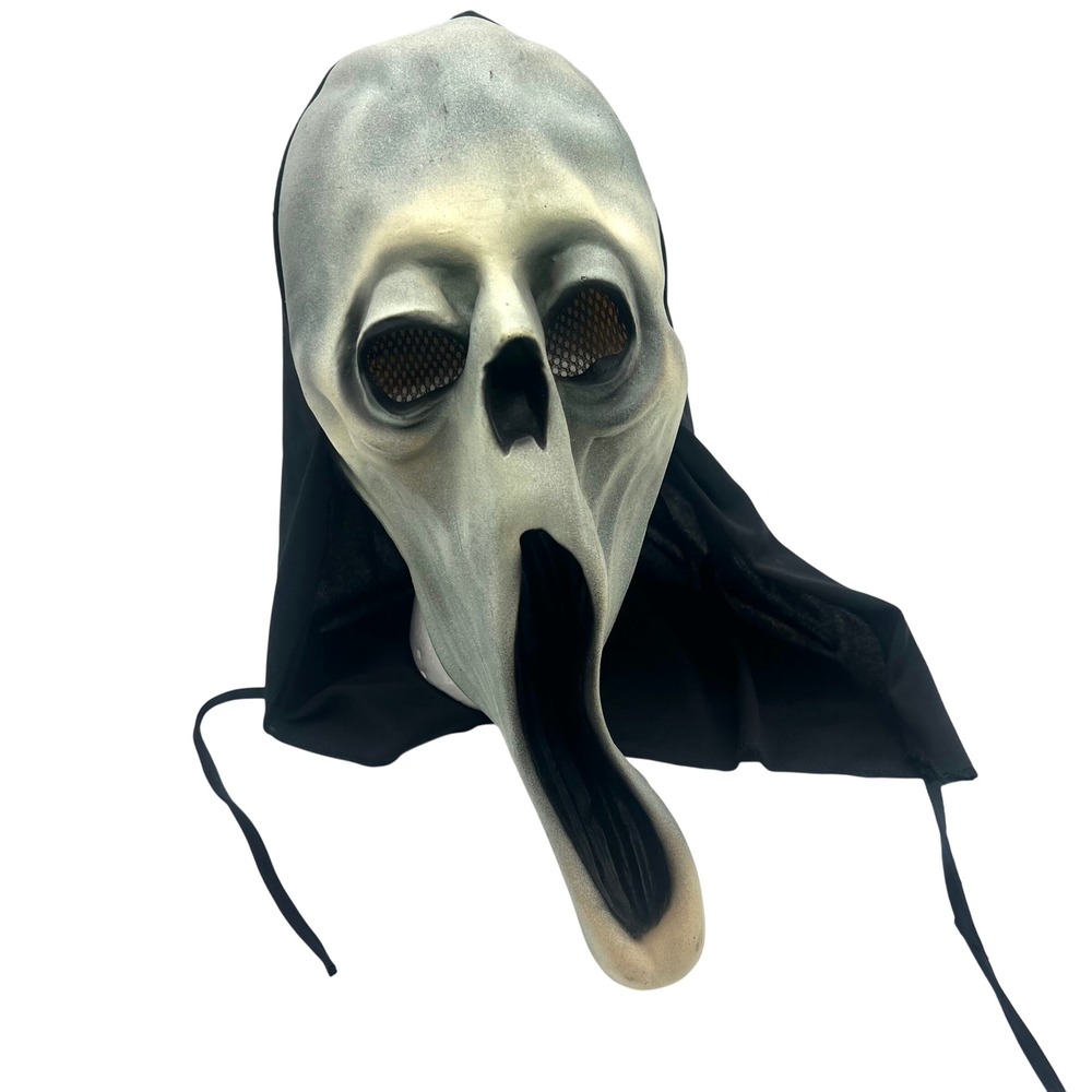 Vintage 1995 The Paper Magic Group Halloween Vinyl Ghoul Ghost Face Mask‎